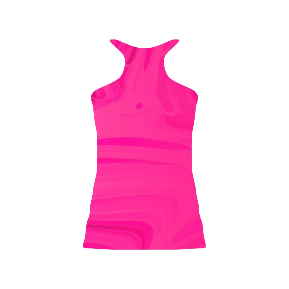Camiseta sin magas Corazon Rosa de Concientización del Cancer de Mama - Imagen 2
